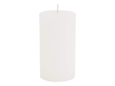 Boutique, Boutique Kerze Weiss 18 cm, Weiss 18 cm