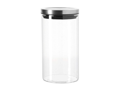 LEONARDO, Leonardo Vorratsglas Comodo 1 l, hermetisch verschließbares Glas Comodo glas transparent - 1 l - Leonardo transparent en glas