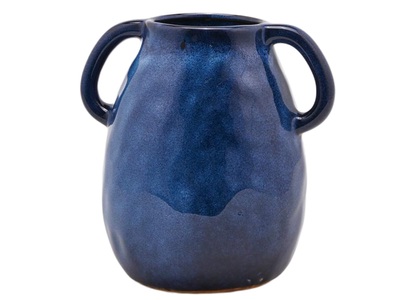 Kugelgefäss Blau H: 19 cm
