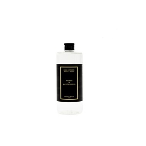 Cereria Molla - Premium Nachfüllflakon für Parfümspender 500 ml Amber & Sandalwood - 500gr