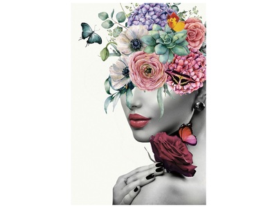 undefined, Lady mit Blumenperücke, Lady mit Blumenperücke