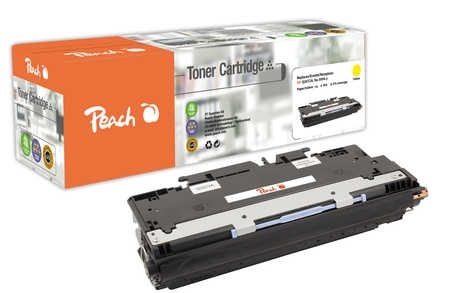 Peach, Peach Tonermodul gelb kompatibel zu HP Q2672A, Peach HP 309 AY Toner ye ersetzt HP No. 309A Y, Q2672A für z.B. HP Color LaserJet 3500, HP Color LaserJet 3500 N, HP Color LaserJet 3550