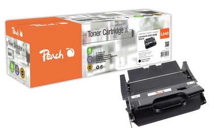 Peach, Peach Tonermodul schwarz kompatibel zu Lexmark 64016HE, Peach L64 XBK Toner bk ersetzt Lexmark No. 64XBK, 64016HE für z.B. Lexmark Optra T 640, Lexmark Optra T 640 DN, Lexmark Optra T 640 DTN