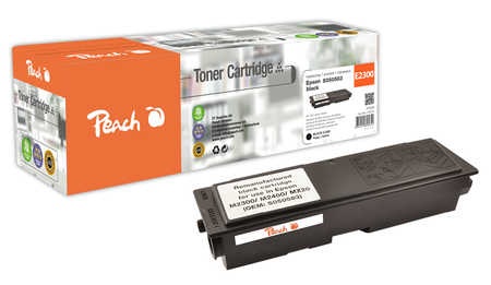Peach, Peach Tonermodul schwarz kompatibel zu Epson S050583, Peach E0583 Toner bk ersetzt Epson Nr. 0583, C13S050583 für z.B. Epson Aculaser M 2300, Epson Aculaser M 2300 D, Epson Aculaser M 2300 DN