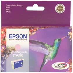 Epson, Original Tintenpatrone magenta light Epson T0806, C13T080640, 