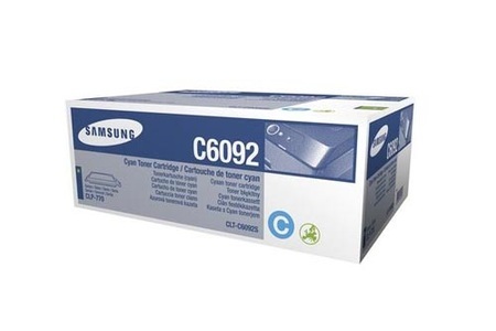 Samsung, Original Tonerpatrone cyan Samsung CLT-C6092, Samsung S609 Toner cy - Samsung CLT-C6092S/ELS, SU082A für z.B. Samsung CLP -770 ND, Samsung CLP -775 ND, Samsung CLP -775 N