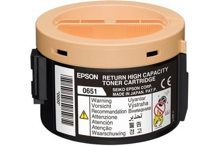 Epson, Original Tonerpatrone schwarz Epson S050651, EPSON Tonerkassette schwarz return, 2.000 seiten passend für: AcuLaser M1400;AcuLaser MX14;AcuLaser MX14NF