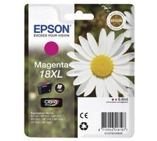 Epson, Original Tintenpatrone XL magenta Epson No. 18XL m, T18134, Epson E18XLm Druckerpatronen XL ma - Epson No. 18XL m, C13T18134010 für z.B. Epson Expression Home XP -100, Epson Expression Home XP -102
