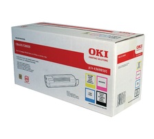 OKI, Original Tonerpatronen Rainbow Kit CMYK OKI 43698501, OKI Toner Value-Kit (BK,C,M,Y) 4x6.000 seiten passend für: C 8600 DTN;C 8600 Series;C 8800 DTN;C 8800 Series;C8600 CDTN;C8600 DN;C8600 N;C8800 CDTN;C8800 DN;C8800 N
