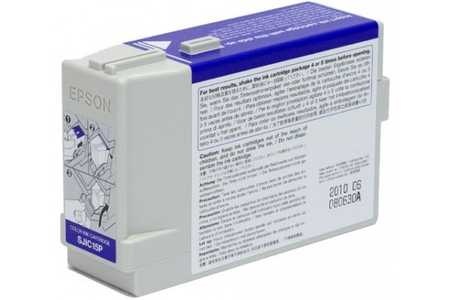 Epson, EPSON Tintenpatrone gelb 7.500 seiten, EPSON EPSON SJIC-15-P Druckerpatrone gelb passend für: ColorWorks C 3400;ColorWorks C 3400 LAN;ColorWorks C 3400 Series;ColorWorks C 3400 USB;TM-C 3400;TM-C 3400 BK- LAN;TM-C 3400 LT;TM-C 3400 Series;TM-C 4300