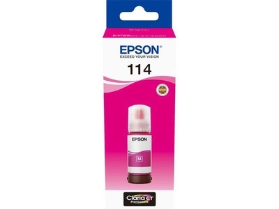 undefined, Epson 114 EcoTank Druckerpatrone 1 Stück(e) Original Magenta, EPSON Tintenbehälter 114 magenta T07B340 EcoTank ET-8500 6200 Seiten