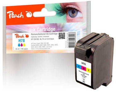 Peach, Peach Druckkopf color kompatibel zu HP No. 78, C6578D, Peach HP 78 D Druckkopf col ersetzt HP No. 78D, C6578DE für z.B. HP DeskJet 970 CXI, HP DeskJet 1220 C/PS, HP DeskJet 959 C, HP Color Copier 290