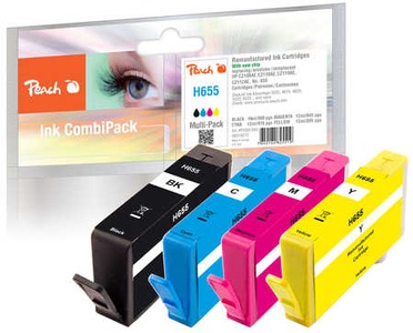 Peach Spar Pack ink cartridges compatible with HP No. 655 series