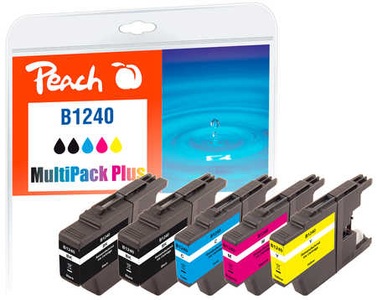 Peach, Peach Spar Pack Plus Tintenpatronen kompatibel zu Brother LC-1240, Peach Spar Pack Plus Tintenpatronen kompatibel zu Brother LC-1240