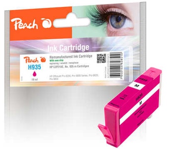Peach, Peach Tintenpatrone magenta kompatibel zu HP No. 935, C2P21AE, Peach HP 935 m Druckerpatrone ma ersetzt HP No. 935 m, C2P21A für z.B. HP OfficeJet Pro 6230, HP OfficeJet Pro 6830, HP OfficeJet 6815