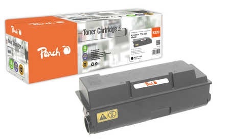 Peach, Peach Tonermodul schwarz kompatibel zu Kyocera TK-320, Peach K320 Toner bk ersetzt Kyocera TK-320 für z.B. Kyocera FS -3900 DN, Kyocera FS -3900 DTN, Kyocera FS -4000 DN, Kyocera FS -4000 DTN