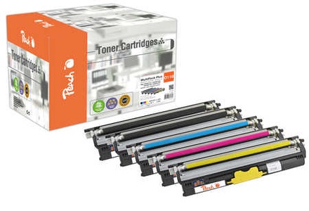 Peach, Peach Spar Pack Plus Tonermodule kompatibel zu OKI 4425xxxx, Peach Tonerset OKI 4425 C, M, Y, 2x BK