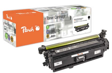 Peach, Peach Tonermodul schwarz kompatibel zu HP CF330X, HP654X, Peach HP 654 XBK Toner XL bk ersetzt HP No. 654X BK, CF330X für z.B. HP Color LaserJet Enterprise M 651 dn, HP Color LaserJet Enterprise M 651 n