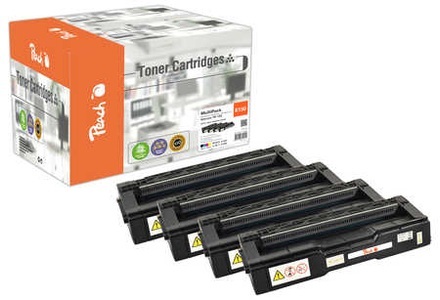 Peach, Peach Spar Pack Tonermodule kompatibel zu Kyocera TK-150, Peach K150 4 Toner (bk, c/m/y) ersetzt Kyocera TK-150 für z.B. Kyocera FSC 1000, Kyocera FSC 1020 MFP, Kyocera FSC 1020 MFP plus