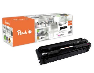 Peach, Peach Tonermodul magenta kompatibel zu HP No. 201X, CF403X, Peach HP 201 XM Toner XL ma ersetzt HP No. 201X M, CF403X für z.B. HP Color LaserJet Pro MFP M 277 dw, HP Color LaserJet Pro M 252 dw