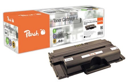 Peach, Peach Tonermodul schwarz kompatibel zu Samsung ML-D3470B, Peach S3470 Toner bk ersetzt Samsung SU672A, ML-D3470B für z.B. Samsung ML -3400, Samsung ML -3470 D, Samsung ML -3471 N, Samsung ML -3471 ND