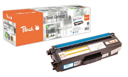 Peach, Peach Tonermodul cyan, kompatibel zu Brother TN-421C, Peach Toner Brother TN-421 Cyan
