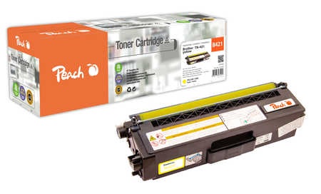 Peach, Peach Tonermodul gelb, kompatibel zu Brother TN-421Y, Peach Toner Brother TN-421 Yellow