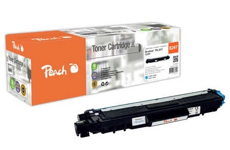 Peach Tonermodul cyan, kompatibel zu Brother TN-247C