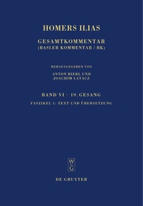 undefined, Homerus: Homers Ilias. Neunzehnter Gesang (T) / Text und Übersetzung