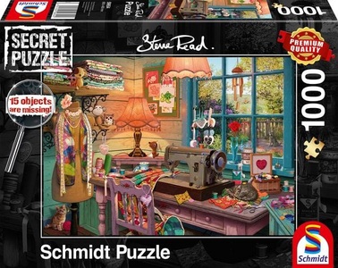 Schmdit 59654 - Steve Read, Im Nähzimmer, Secret-Puzzle,