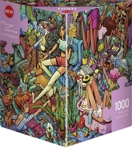 Heye, Puzzle Homely Housemates Triangular (1000Teile)
