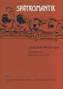 undefined, 4 Miniaturen op. 55 Nr. 2, 4, 5, 8, Flöte und Klavier
