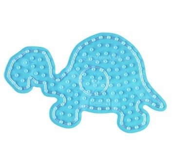 DAN, Hama 8210 - Stiftplatte Schildkröte für Maxi-Bügelperlen, transparent