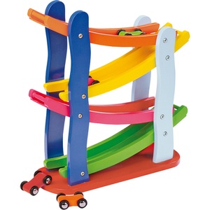 small foot®, small foot ® Bunte Rennbahn - bunt, Rennbahn 5-teilig aus Holz