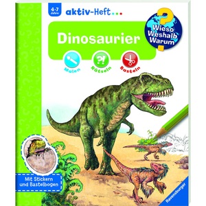 Ravensburger, Wieso? Weshalb? Warum? Aktiv-Heft, Wieso? Weshalb? Warum? aktiv-Heft: Dinosaurier