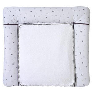 Schardt, SCHARDT Wickelauflage Frottee 80x75 cm Sternchen grau, Schardt Stoff-Wickelauflage mit abnehmbarem Frotteebezug