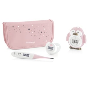 Miniland, miniland Thermometer-Set pink / weiß - rosa/pink, 