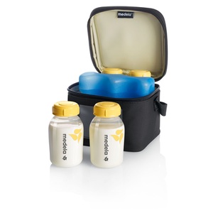 Medela, MEDELA Kühltasche, medela Kühltasche mit 4 Milchflaschen (1 Kühlelement)