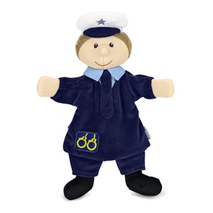 Sterntaler, STERNTALER Handpuppe Polizist, Handpuppe POLIZIST in bunt