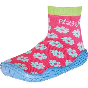 Playshoes, Playshoes Aqua Socken Blume pink - rosa/pink - Gr.28/29 - Mädchen, Aqua Socken Unisex 28/29