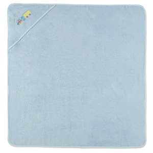 Hütte & Co, Hütte & Co Kapuzenbadetuch bleu 100 x 100 cm - blau, 