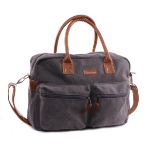 Kidzroom, Kidzroom Wickeltasche Vision of Love aus Canvas Grau, 