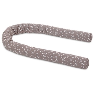 Babybay, babybay Nestchenschlange taupe Sterne weiß - braun, babybay® Nestchenschlange Sterne