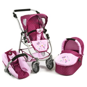 Chic 2000, CHIC 2000 BAYER 3in1 Kombi EMOTION ALL IN dots brombeere - rosa/pink, 