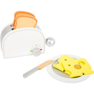 small foot®, small foot ® Frühstücks-Set Kinderküche - grau, Kinderküchen-Zubehör FRÜHSTÜCK 7-teilig aus Holz