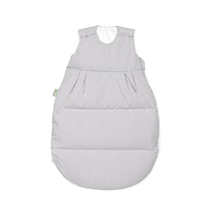 Odenwälder, Odenwälder Thermo-Nest® Daunen-Schlafsack karo silber 70cm - 130cm - grau - Gr.90 cm, 