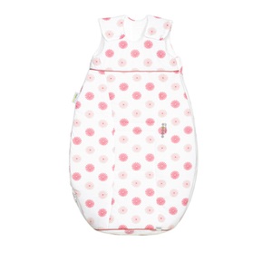 Odenwälder, Odenwälder Jersey-Schlafsack BABY-NEST® AIRPOINTS® FLOWERS in weiß/hellkoralle in Gr. 60, Jersey-Schlafsack BABY-NEST® AIRPOINTS® FLOWERS in weiß/hellkoralle
