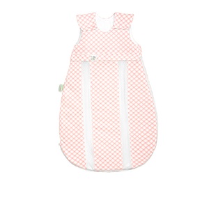 Odenwälder, Odenwälder Jersey-Schlafsack BABY-NEST® PRIMA KLIMA KARO in hellkoralle/weiß in Gr. 60, 