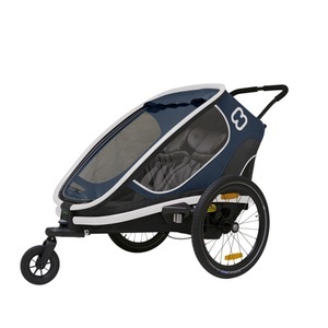 Hamax, Hamax Outback 2-Sitzer mit Liegefunktion, Hamax Outback '2 in 1' Veloanhänger dunkelblau