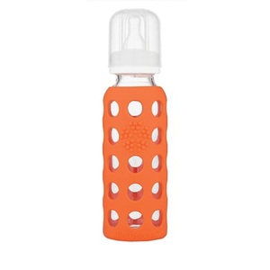 Lifefactory, lifefactory Glas-Trinkflasche BABY 0,250l in orange, lifefactory Babyflasche aus Glas in papaya 250 ml